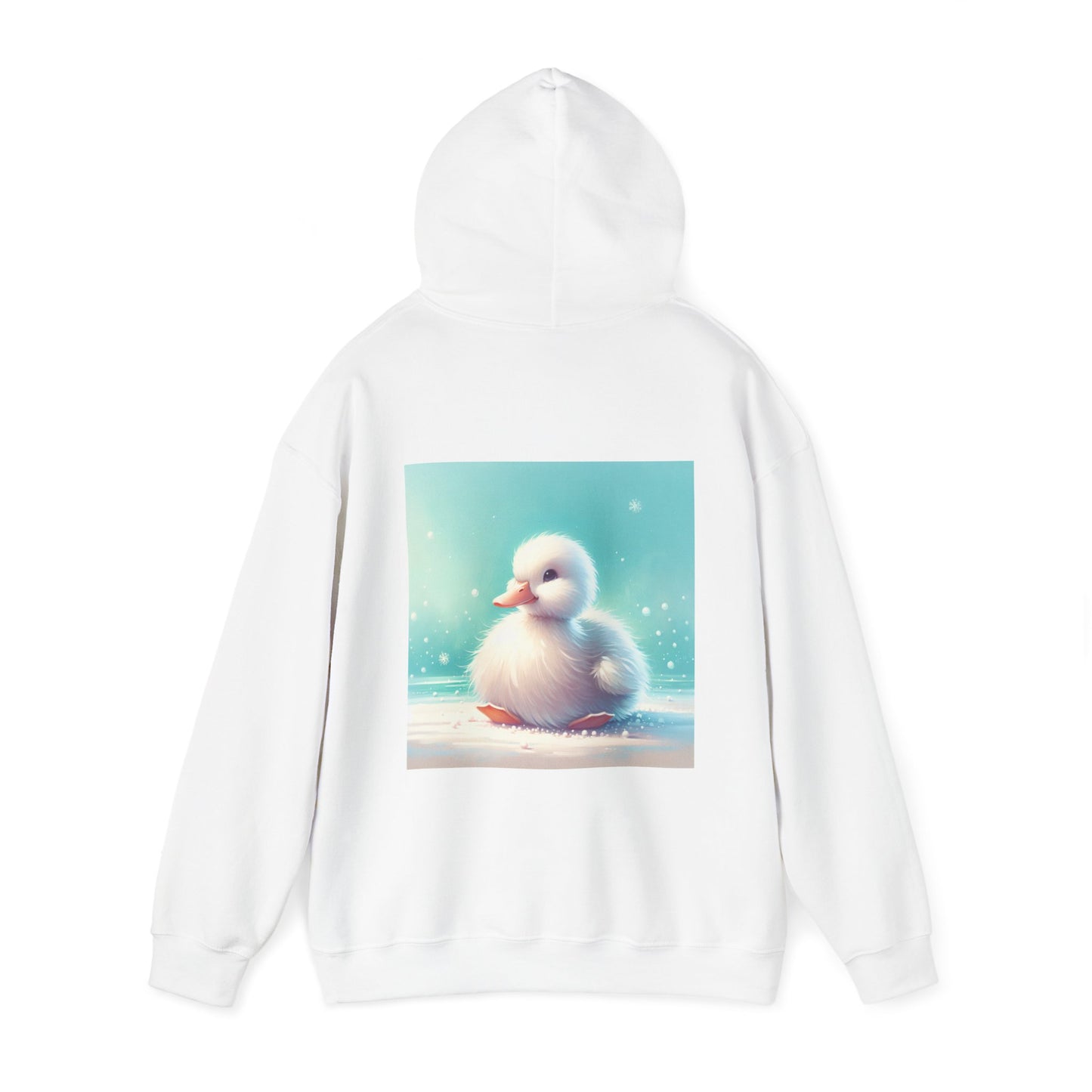 Cute Duckling Unisex Hooded Sweatshirt, Cozy Hoodie, Animal Lover Gift, Spring Fashion, Cute Sweatshirt, Comfortable Layering