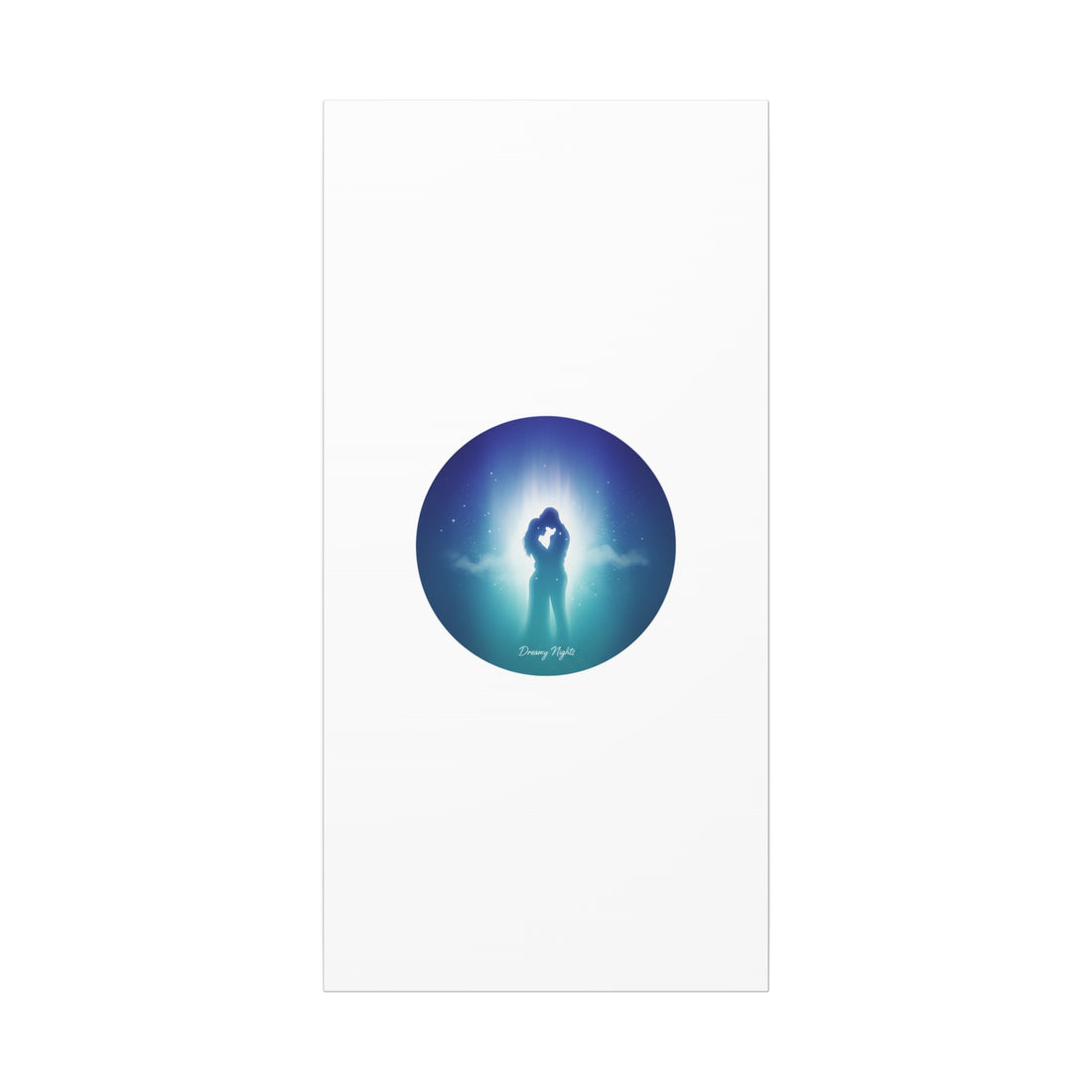 Dreamy Nightscape Canvas | Afterlight Atmospheric Print, Luminous Night Bloom