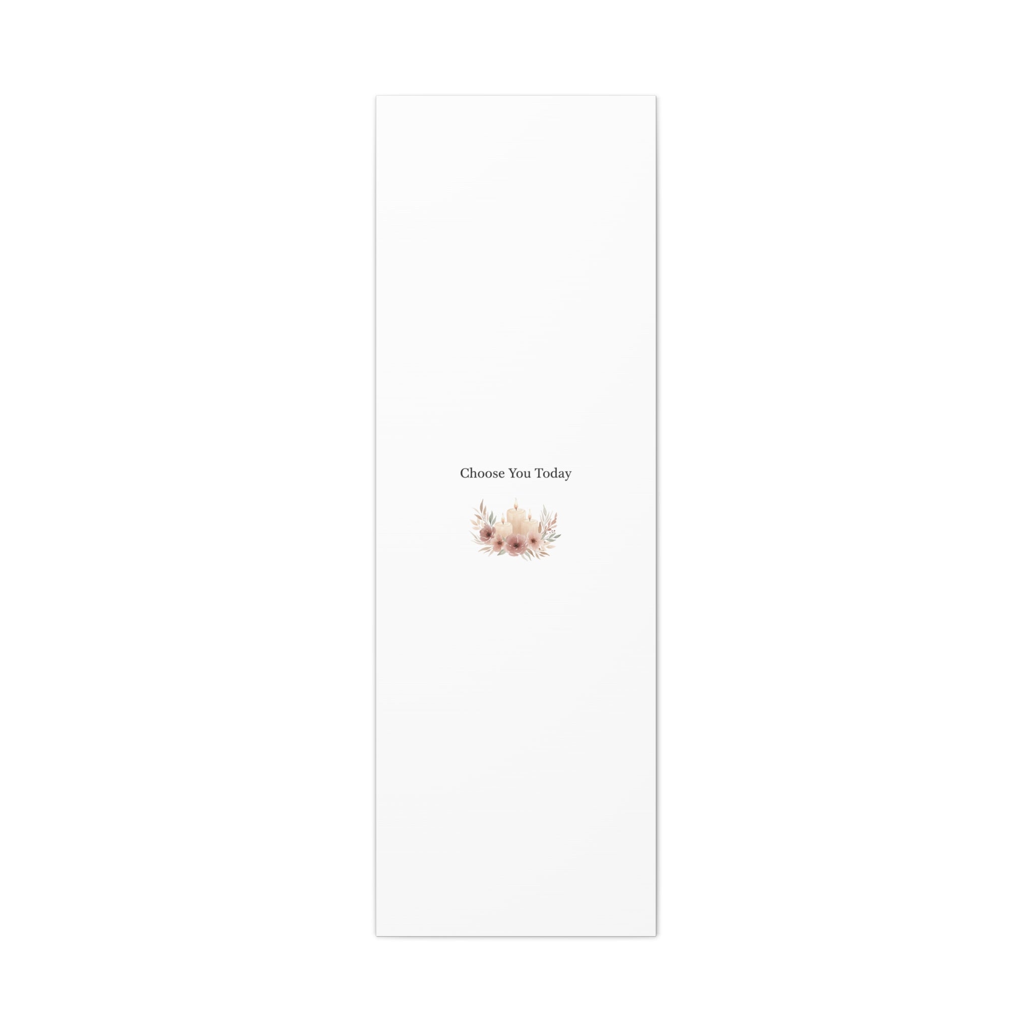 Choose You Today Canvas | Self-Love Valentine, Self Care Wall Art