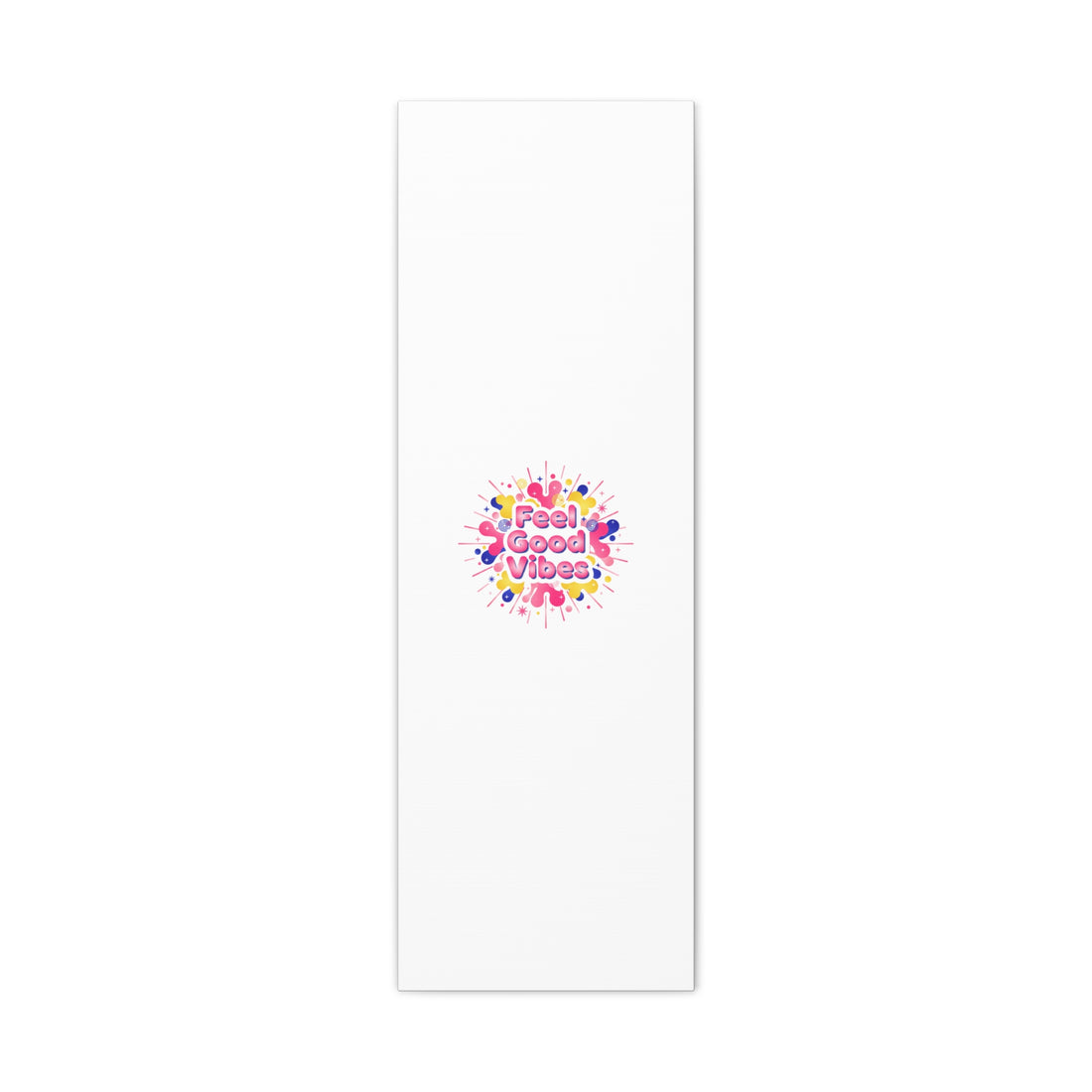 Feel Good Vibes Canvas | Dopamine Decor, Neon Gradient Squishy Art