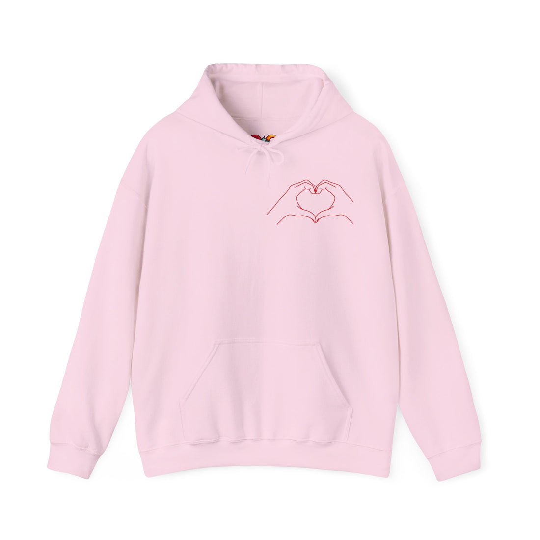 Heartfelt Love Hoodie, Unisex Hooded Sweatshirt for Couples, Valentine's Day Gift, Cozy Love Wear, Cute Friendship Sweatshirt - Goat Corp