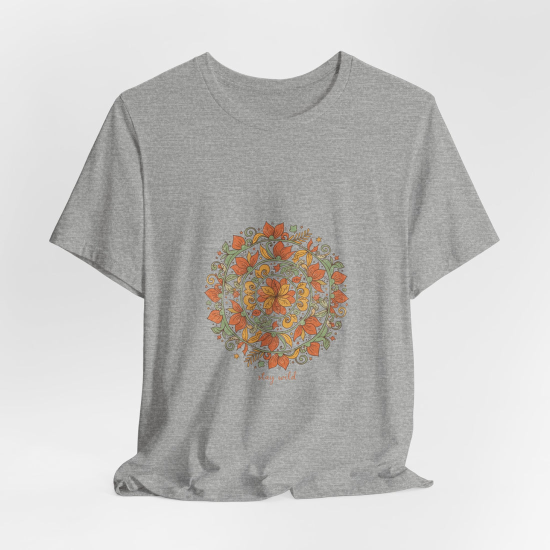 Mandala Paisley Sunburst Tee | Boho tapestry shirt, vintage paisley design