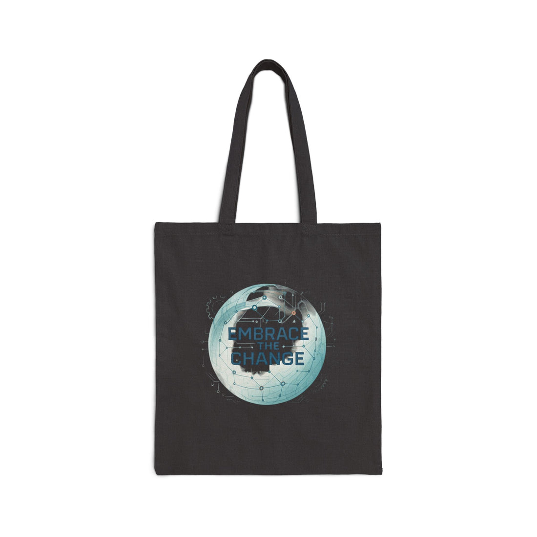 Embrace the Change Canvas Tote Bag — Eco-Friendly Reusable Market Bag