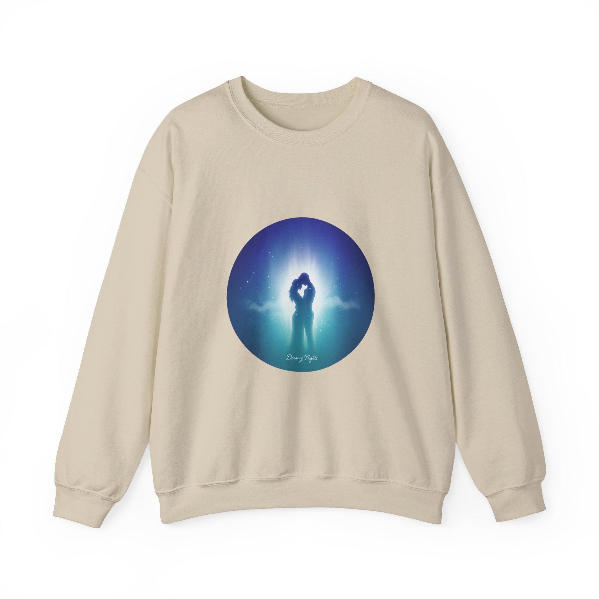 Afterlight Nightscape Crewneck Sweatshirt | luminous, cinematic glow