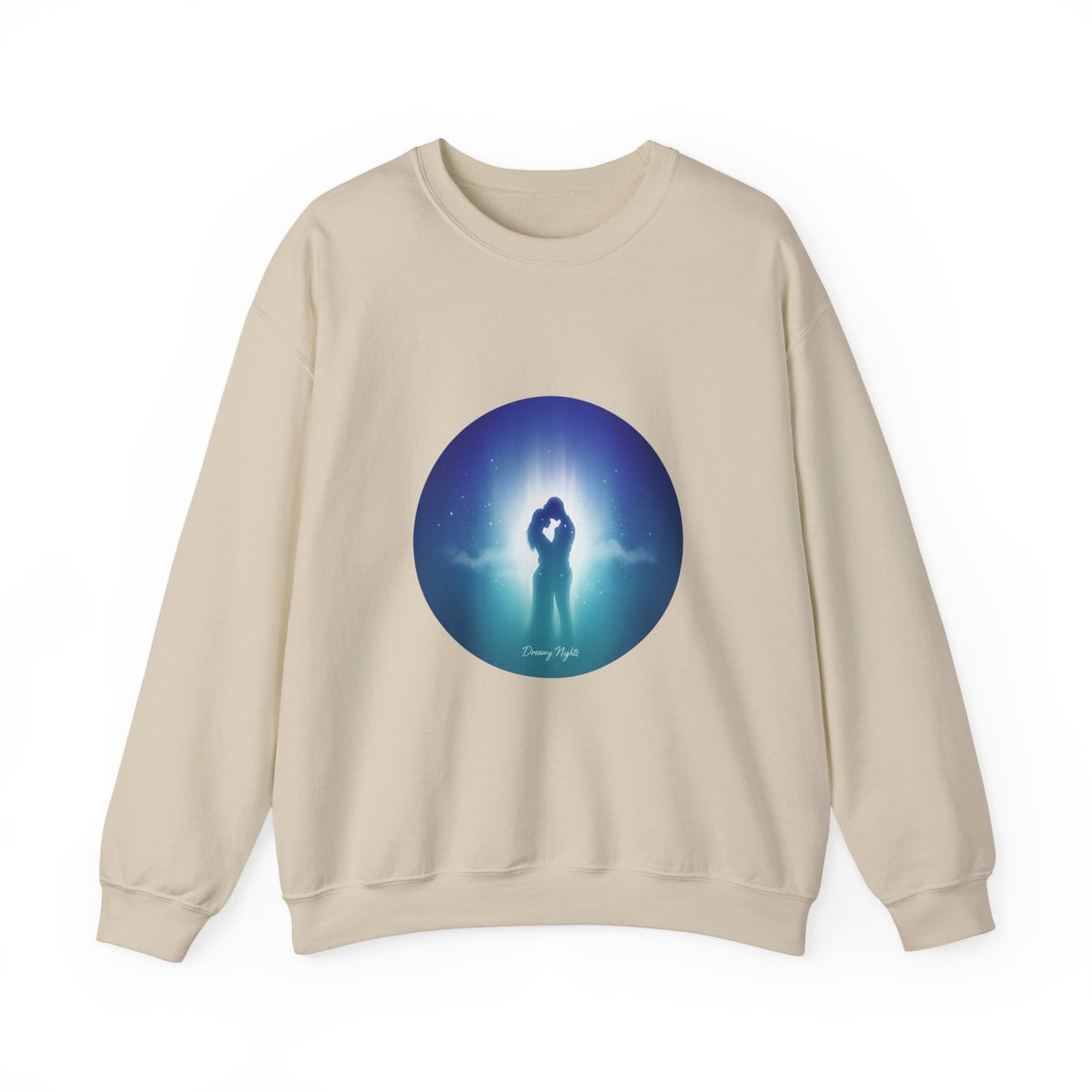 Afterlight Nightscape Crewneck Sweatshirt | luminous, cinematic glow