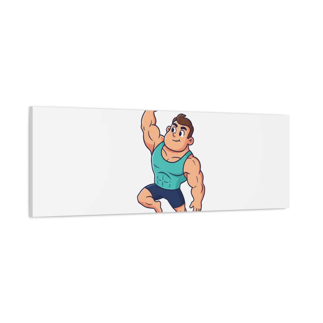 No Flex Just Grind canvas, Gymtimidation humor wall art | start small fitness décor