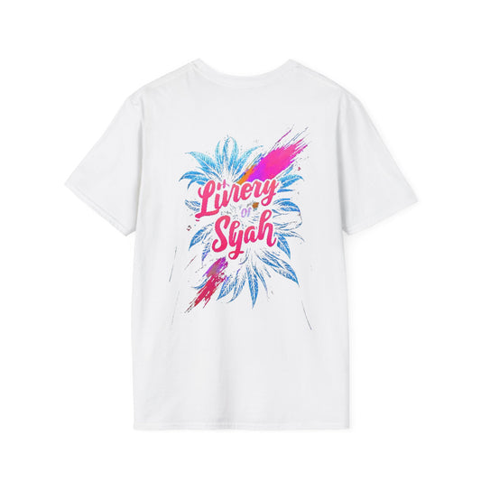 Vibrant Unisex Softstyle T-Shirt with Floral Design, Casual Wear, Summer Essentials, Gift for Friends, Comfortable Fashion