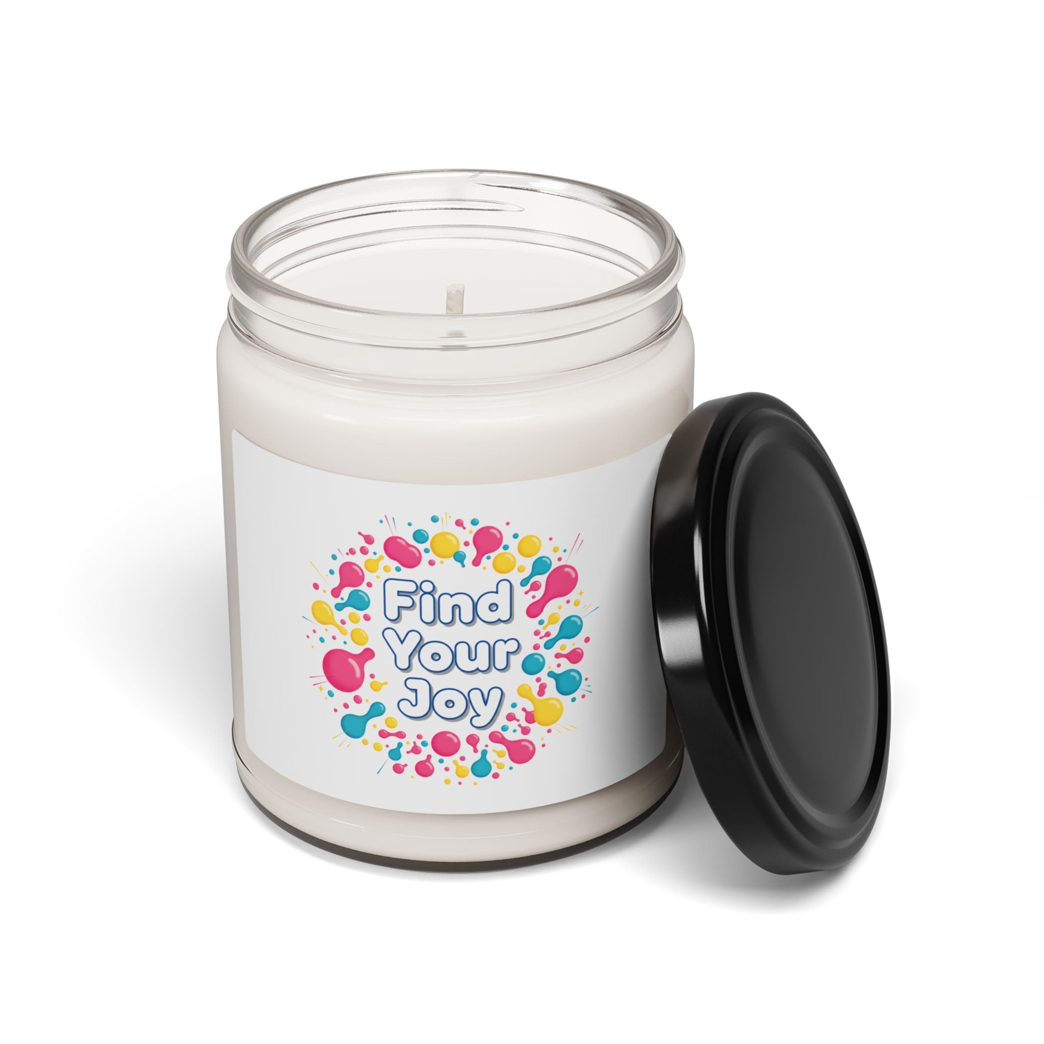 Find Your Joy Candle | Dopamine Decor, Neon Gradient Soy Jar