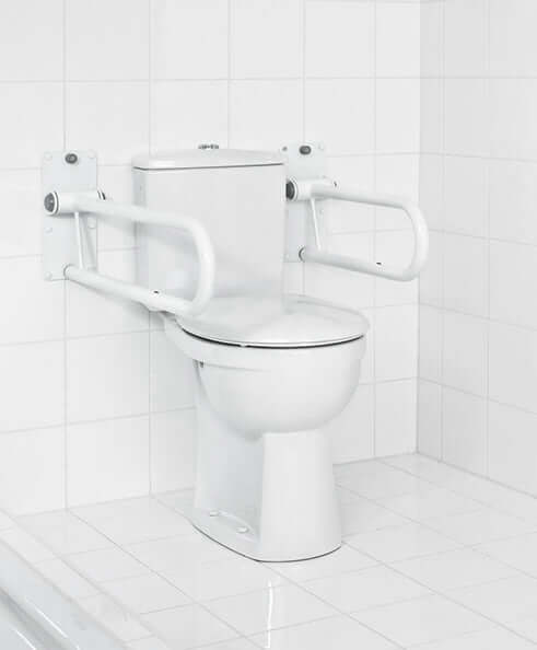 A0130101 Opklapbare Beugel Wit Kort