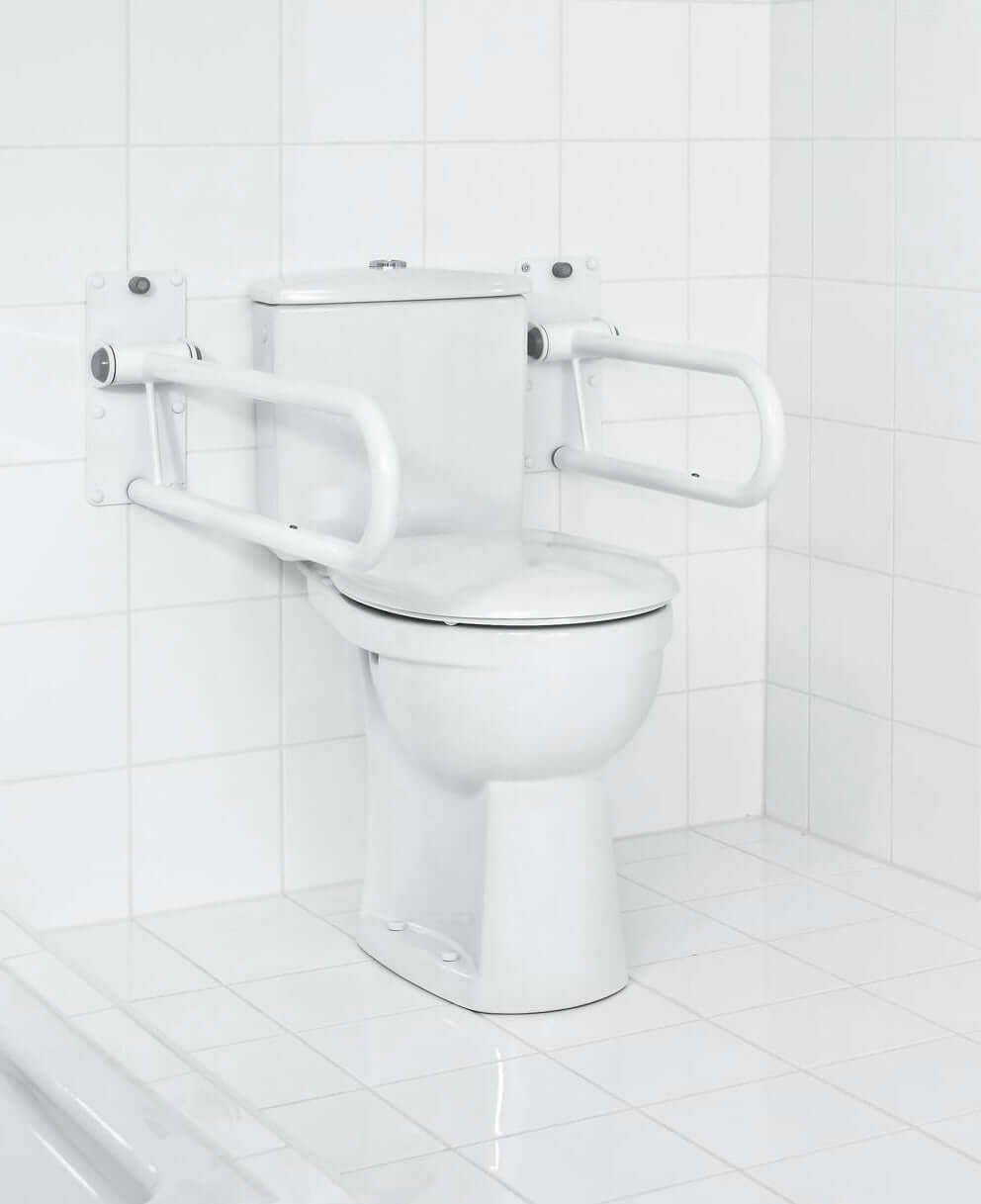 A0130201 Opklapbare Beugel Wit Lang