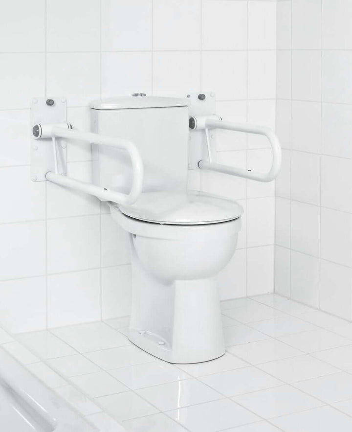 A0130201 Opklapbare Beugel Wit Lang