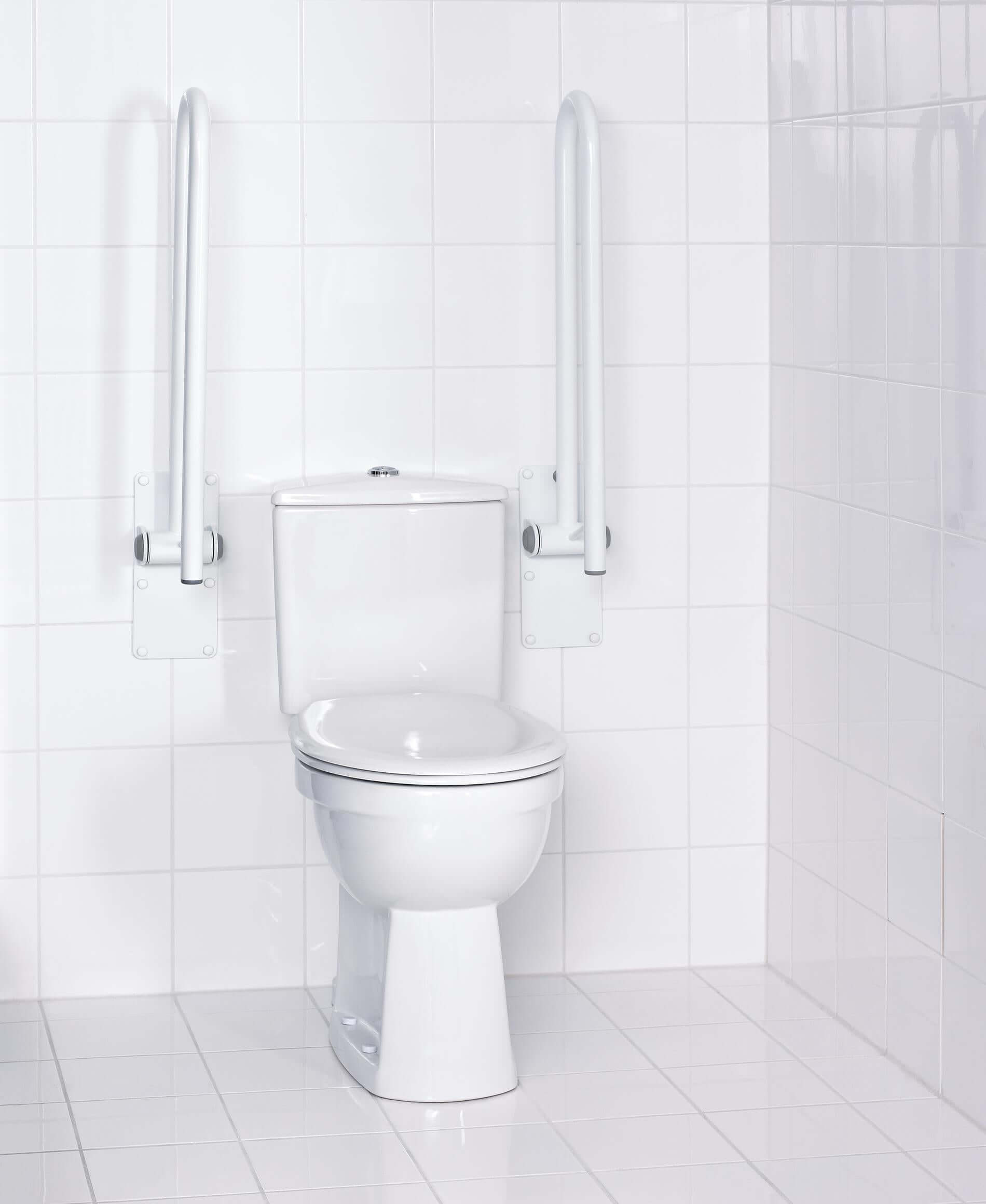 A0130201 Opklapbare Beugel Wit Lang