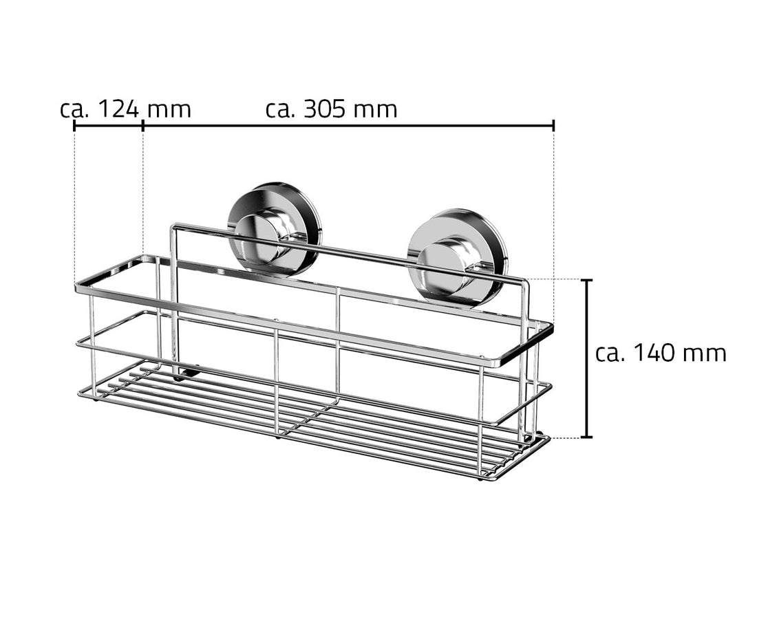 Z12010200 Doucherekje  305 X 146 X 115 Mm, Rvs/Kunststof
