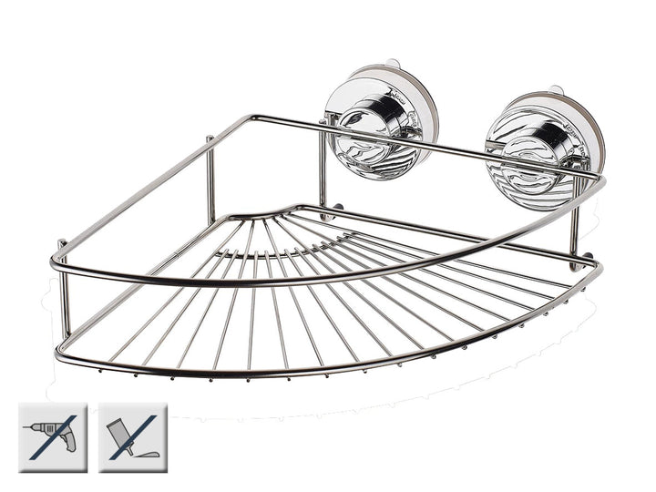 Z12020000 Hoekdoucherekje  249 X 94 X 249 Mm, Rvs/Kunststof
