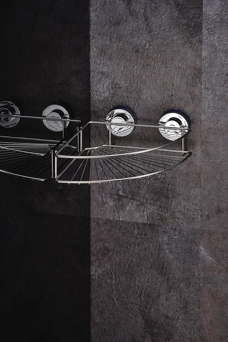 Z12020000 Hoekdoucherekje  249 X 94 X 249 Mm, Rvs/Kunststof