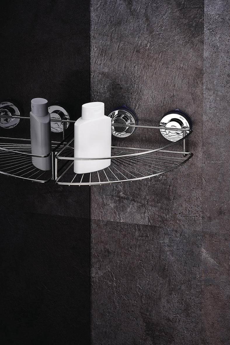 Z12020000 Hoekdoucherekje  249 X 94 X 249 Mm, Rvs/Kunststof