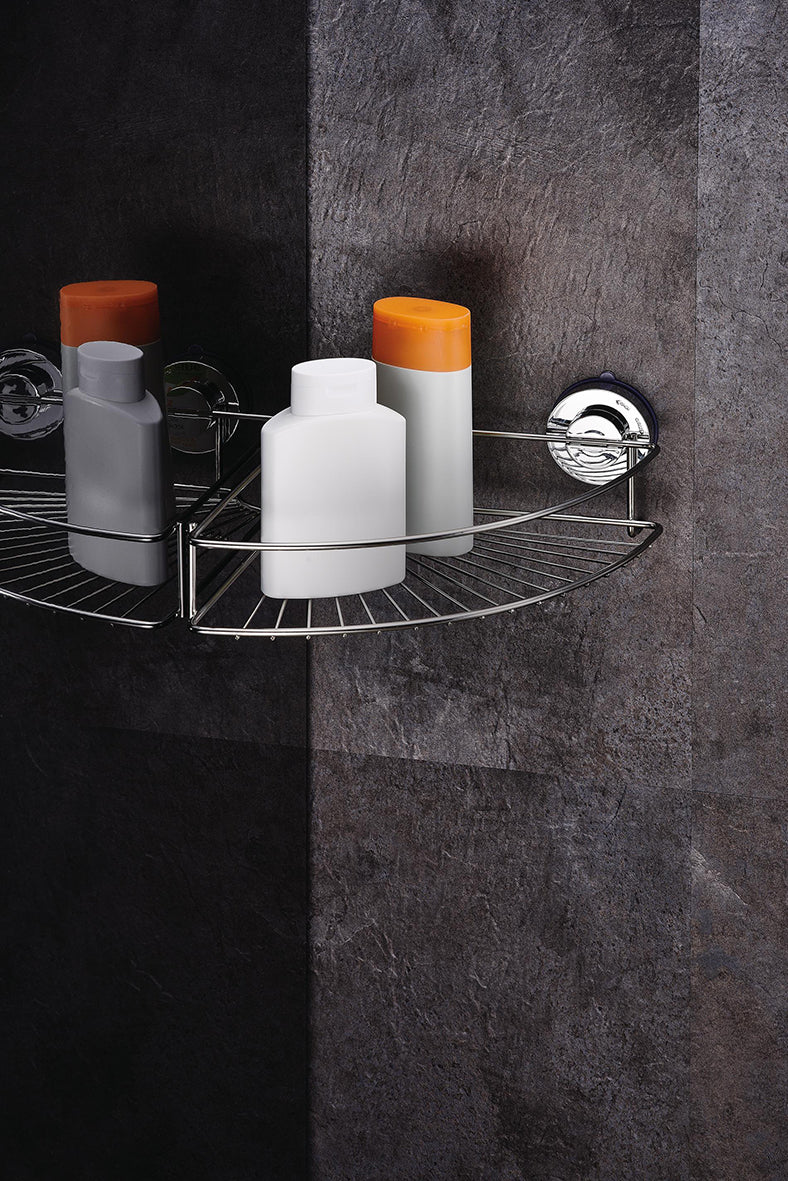 Z12020000 Hoekdoucherekje  249 X 94 X 249 Mm, Rvs/Kunststof