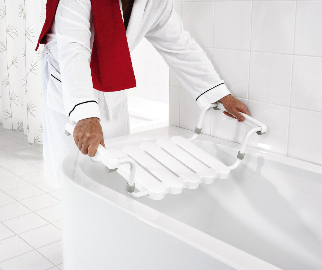 Ridder Pro Verstelbaar Badzitje Wiesbaden in het wit