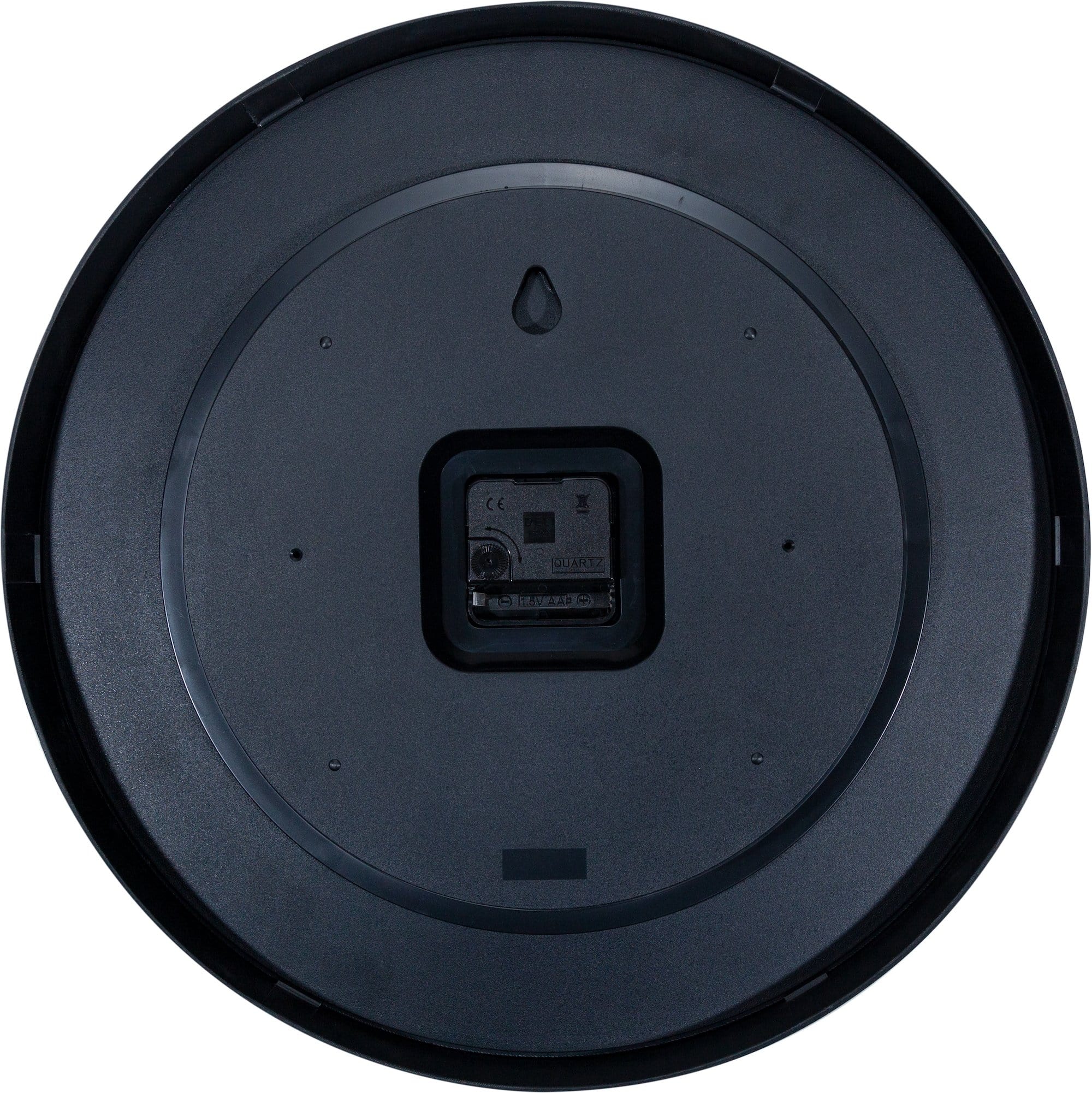 Wall clock -  40 cm - Plastic - 'Gray' - Goat Corp