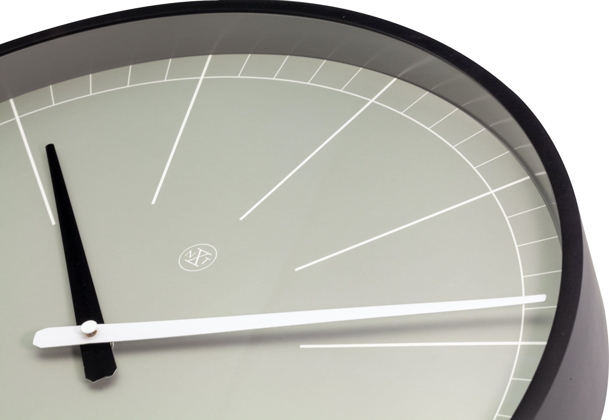 Wall clock -  40 cm - Plastic - 'Gray' - Goat Corp