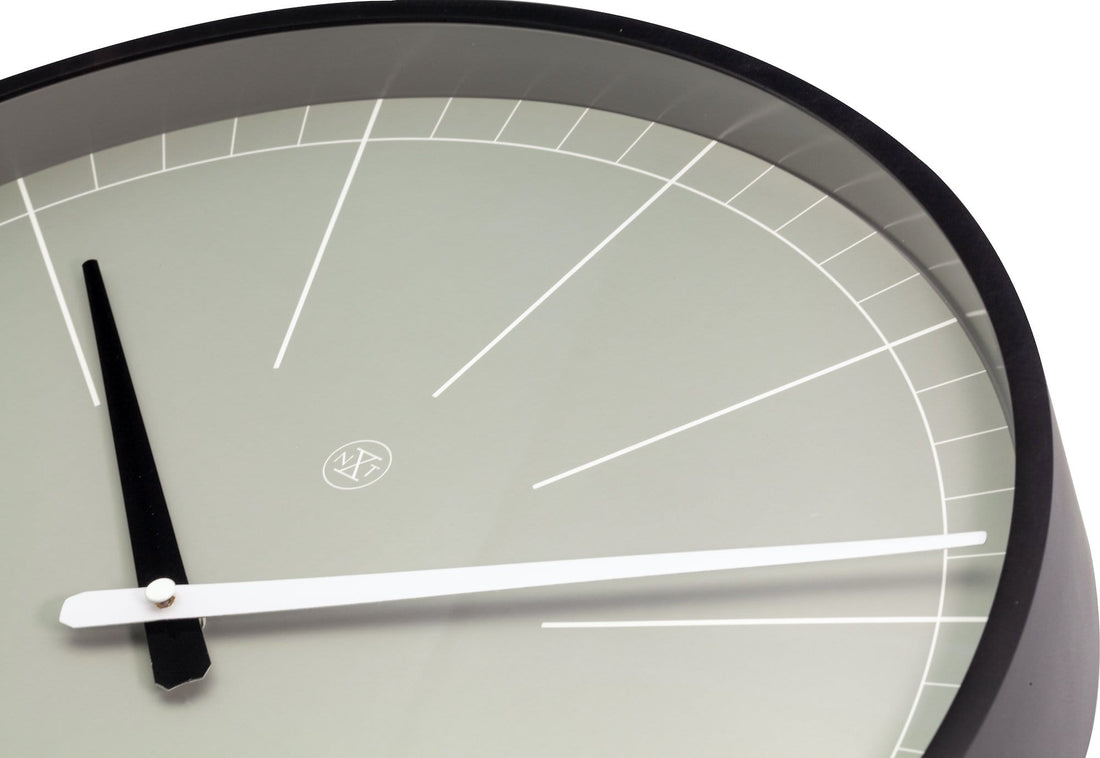 Wall clock -  40 cm - Plastic - 'Gray' - Goat Corp