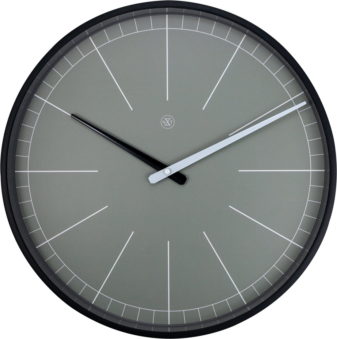 Wall clock -  40 cm - Plastic - 'Gray' - Goat Corp