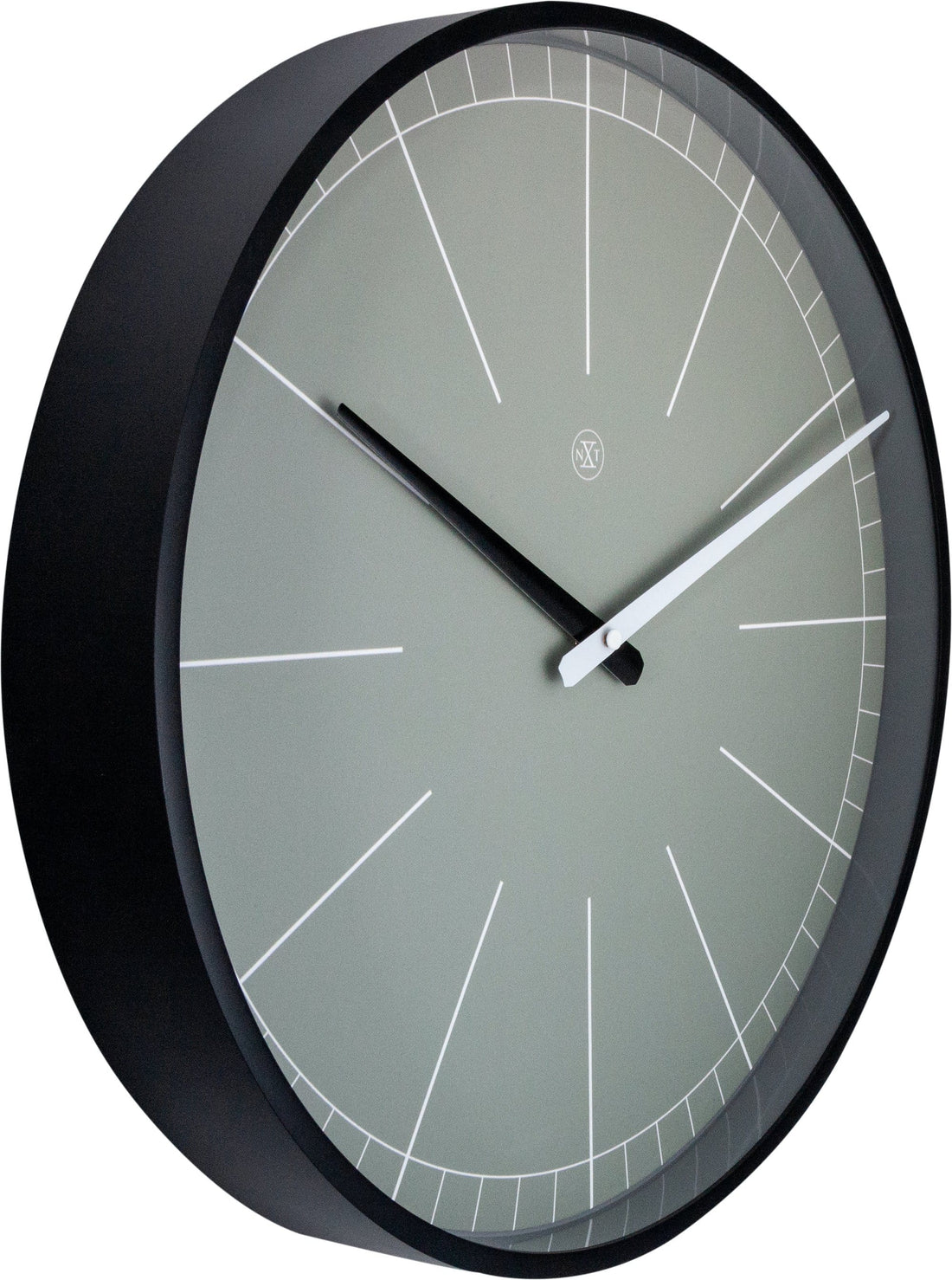 Wall clock -  40 cm - Plastic - 'Gray' - Goat Corp