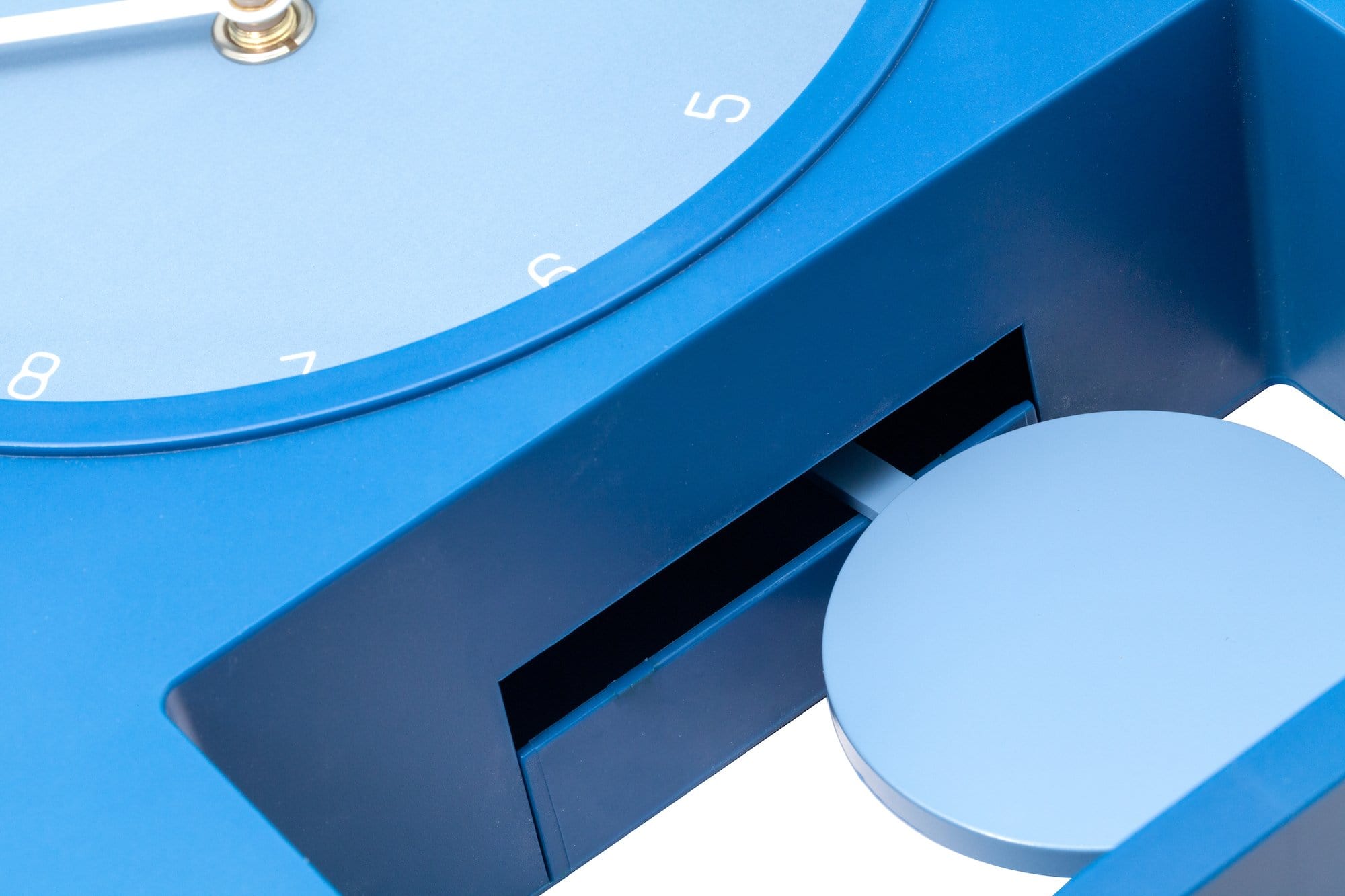 Table clock - 30 x 20 cm - Plastic - 'Swing Table' - Goat Corp