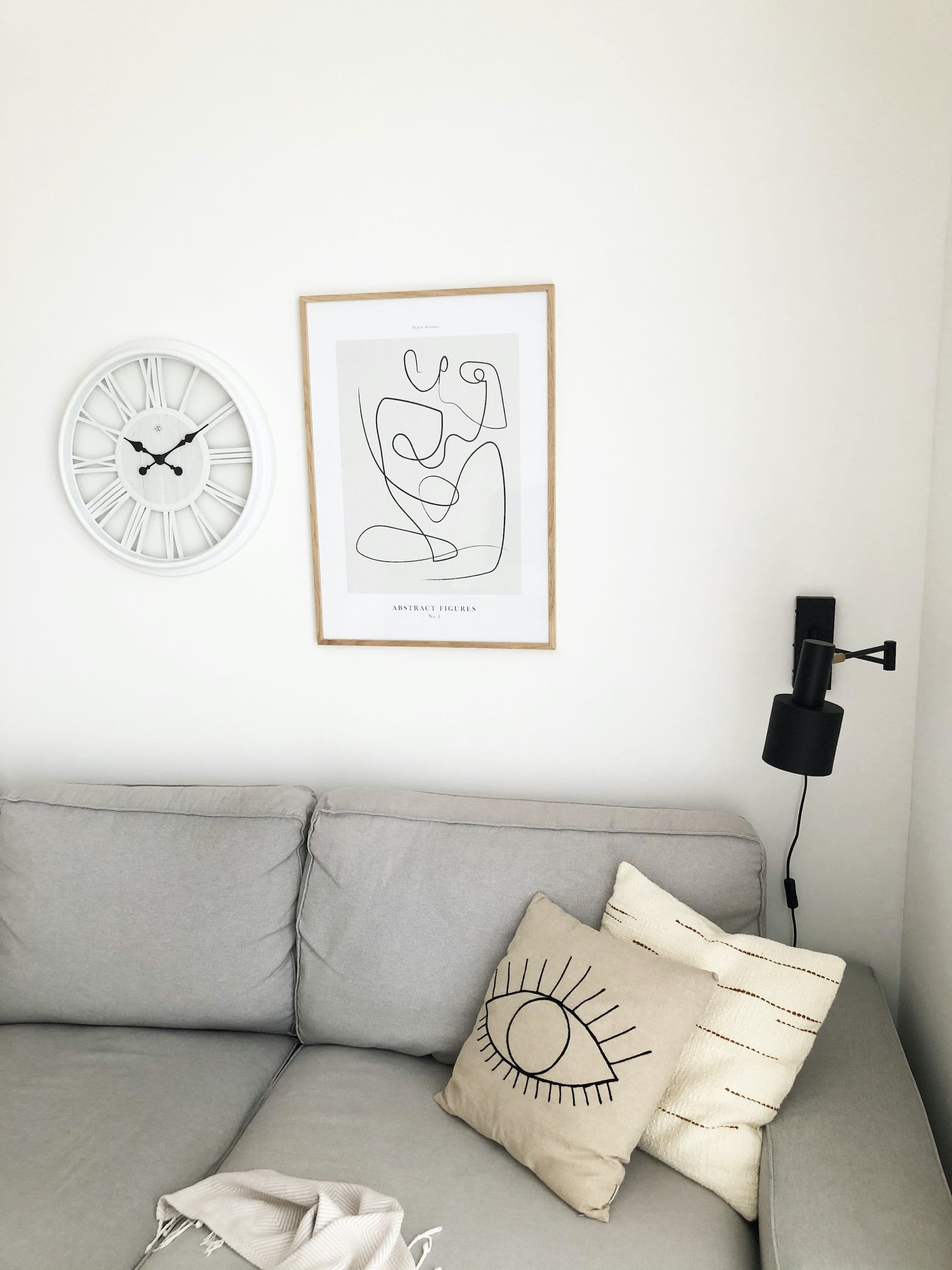 Wall clock -  51 cm - Plastic - 'Quebec' - Goat Corp