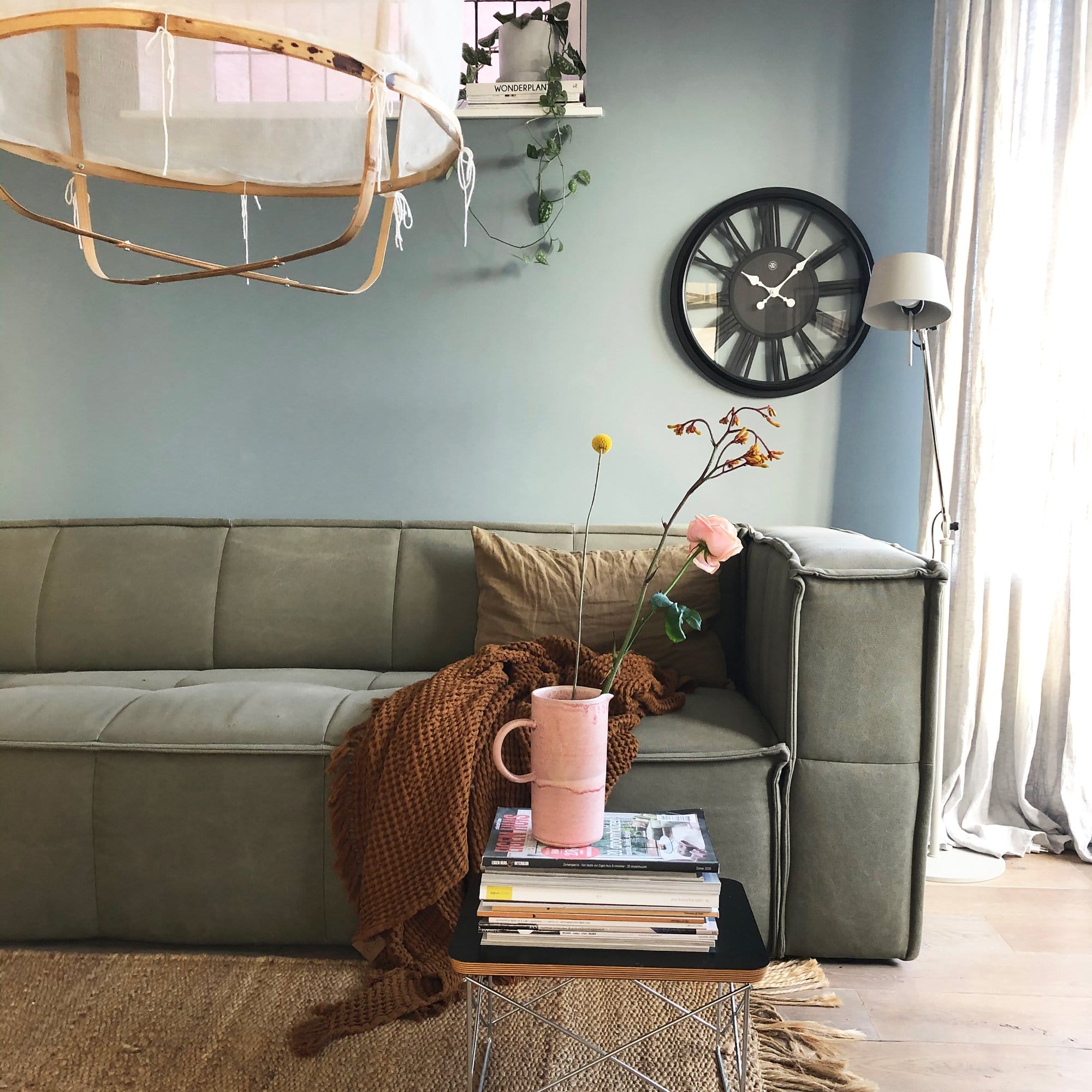 Wall clock -  51 cm - Plastic - 'Quebec' - Goat Corp