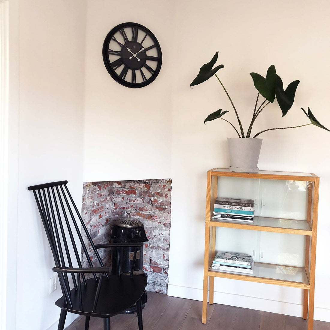 Wall clock -  51 cm - Plastic - 'Quebec' - Goat Corp