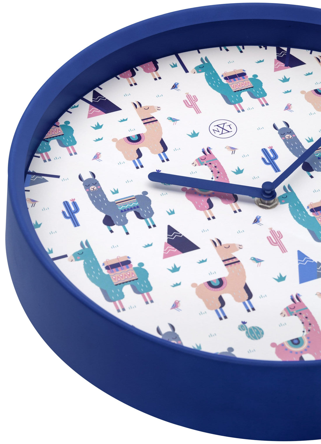 Wall clock -  30 cm - Plastic - 'Alpaca' - Goat Corp