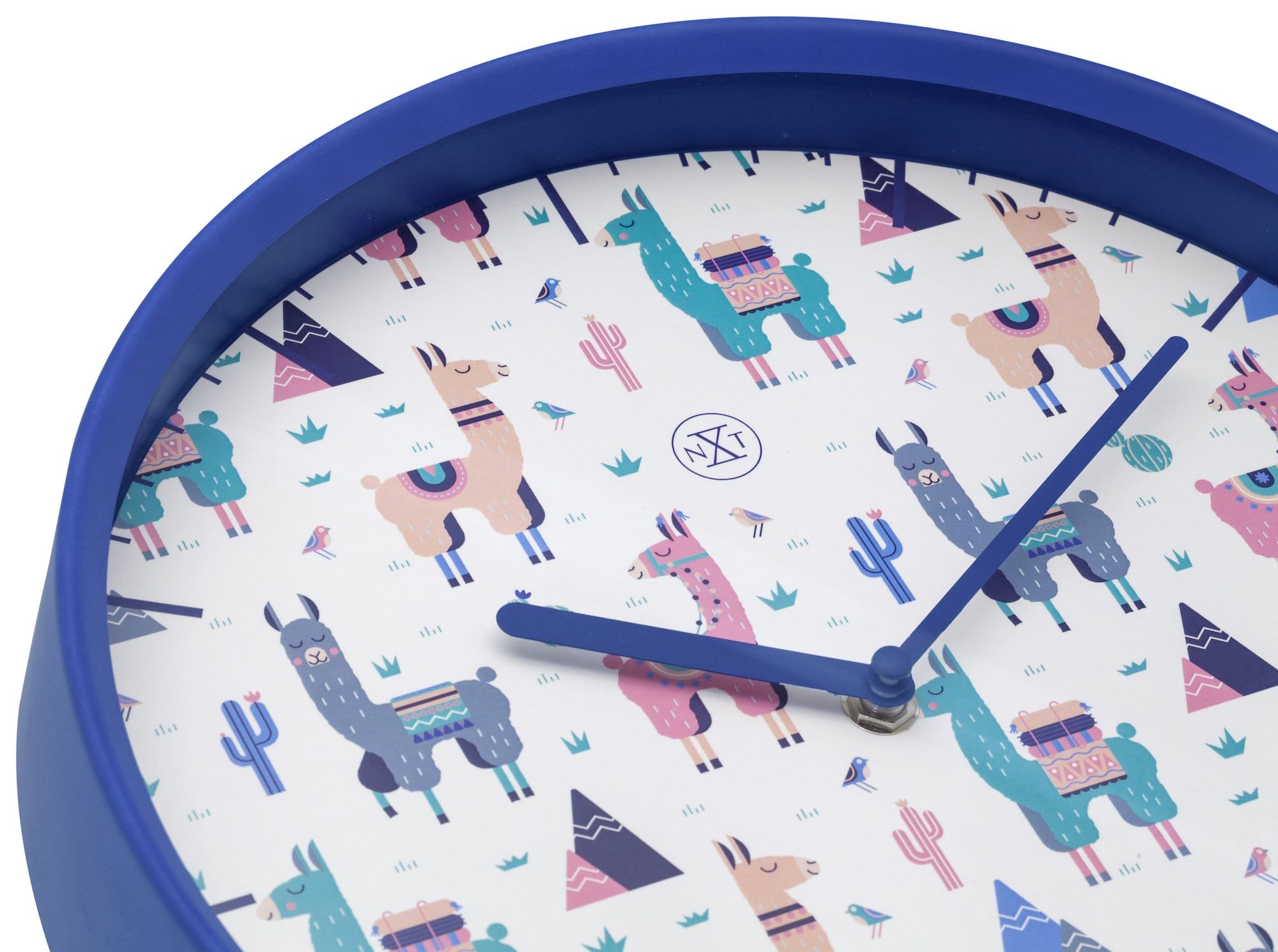 Wall clock -  30 cm - Plastic - 'Alpaca' - Goat Corp