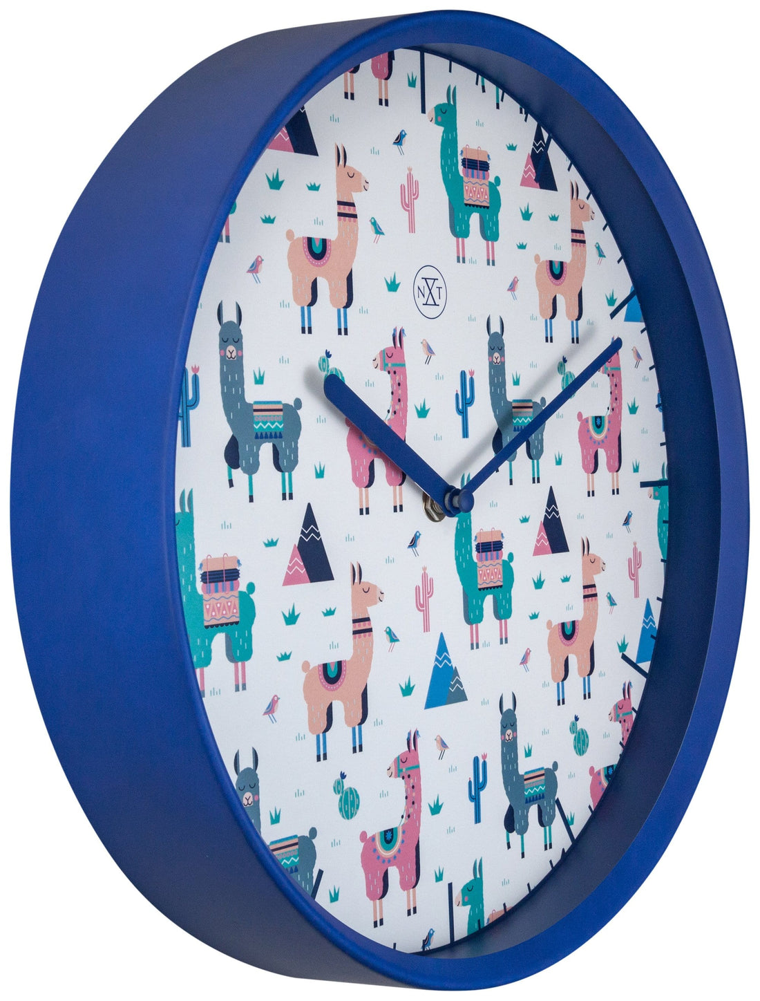Wall clock -  30 cm - Plastic - 'Alpaca' - Goat Corp