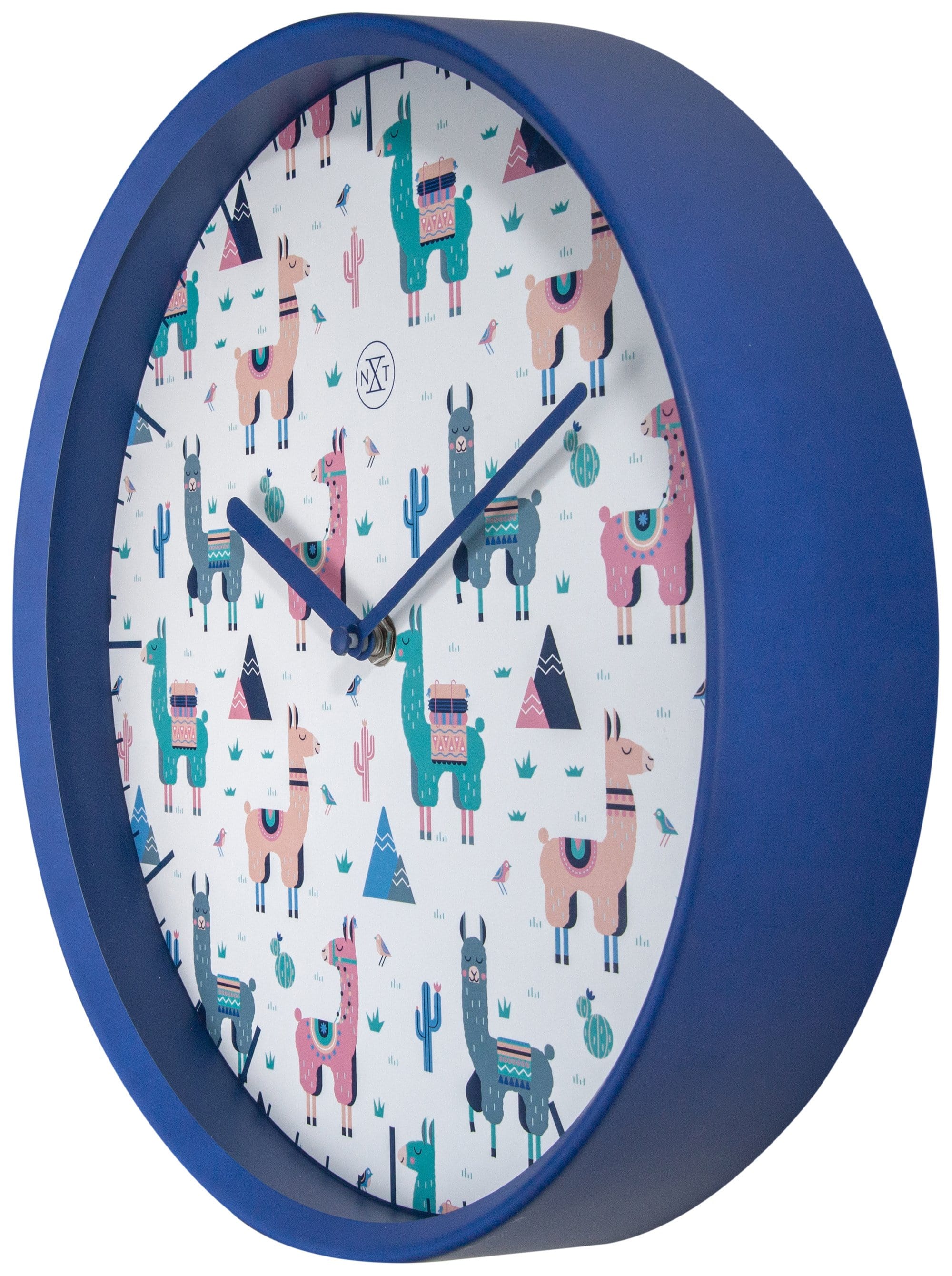 Wall clock -  30 cm - Plastic - 'Alpaca' - Goat Corp