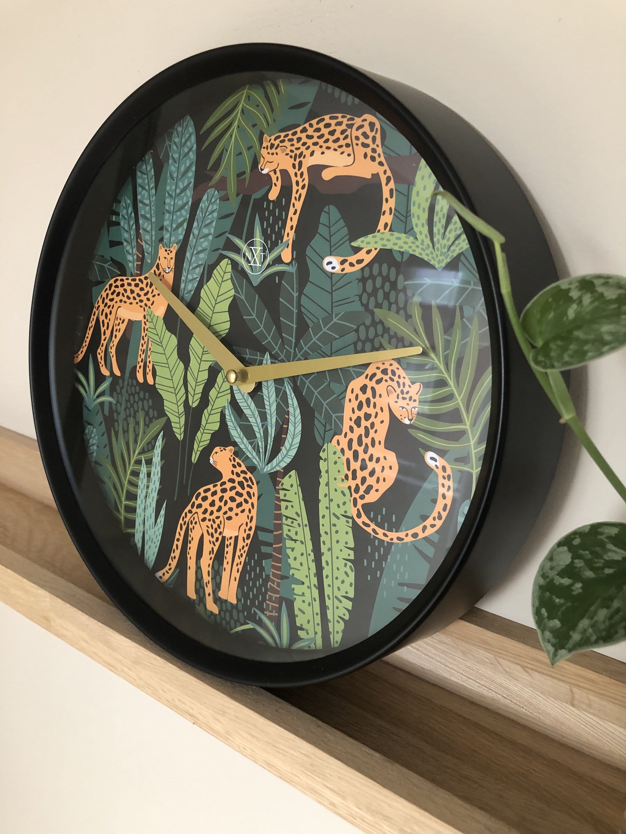 Wall clock -  30 cm - Plastic - 'Urban Jungle' - Goat Corp