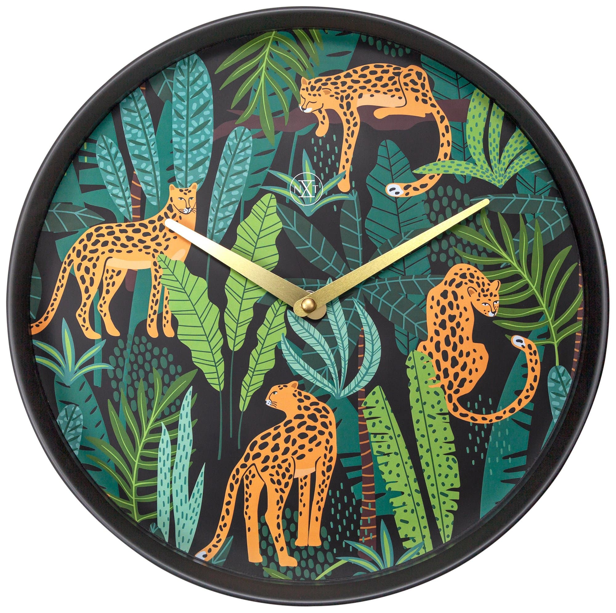 Wall clock -  30 cm - Plastic - 'Urban Jungle' - Goat Corp