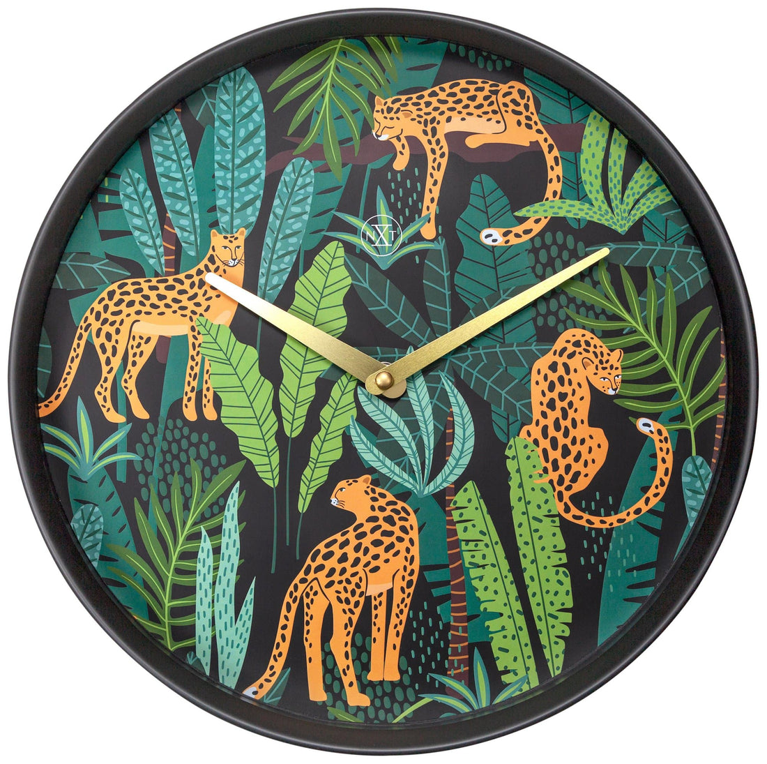 Wall clock -  30 cm - Plastic - 'Urban Jungle' - Goat Corp