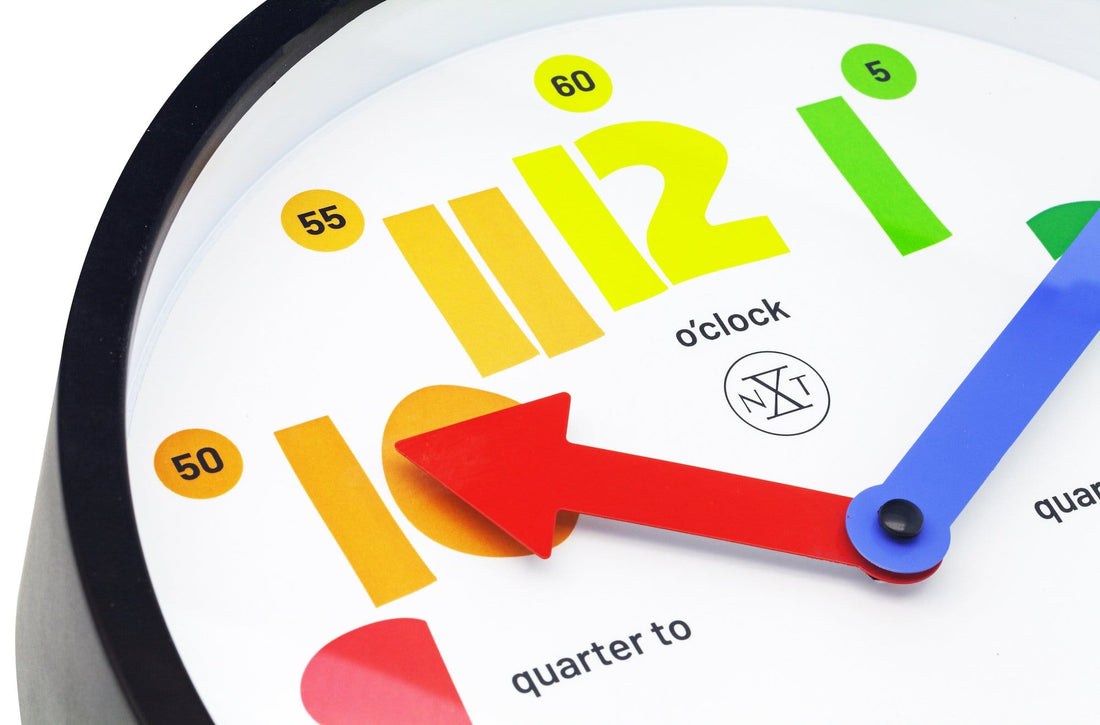 Wall clock -  26 cm - Plastic - 'Sophia' - Goat Corp