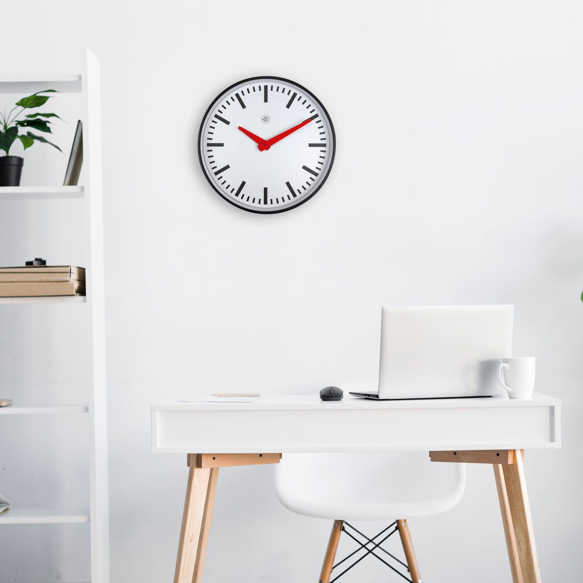 Wall clock 40cm -Silent - Plastic - "Newcastle" - Goat Corp