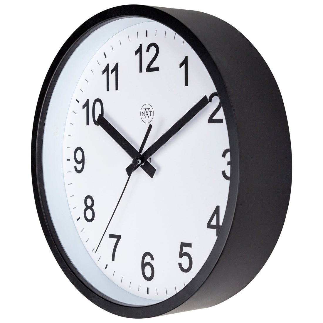 Wall clock 25.5cm - Silent - Plastic - "Robust" - Goat Corp