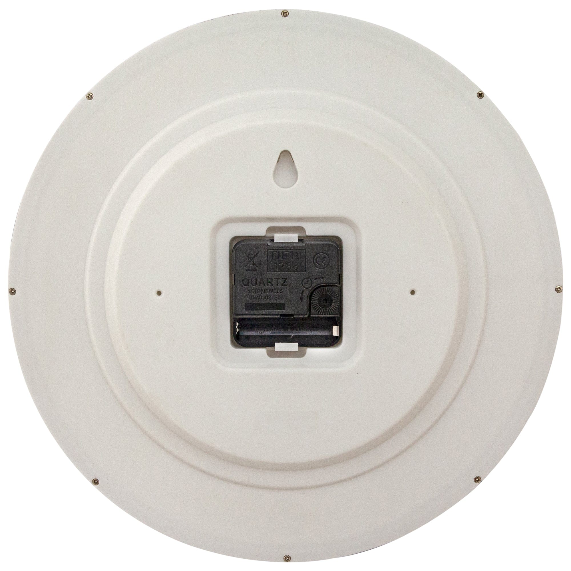 Wall clock 30cm - Silent - Plastic - "Easy Big" - Goat Corp