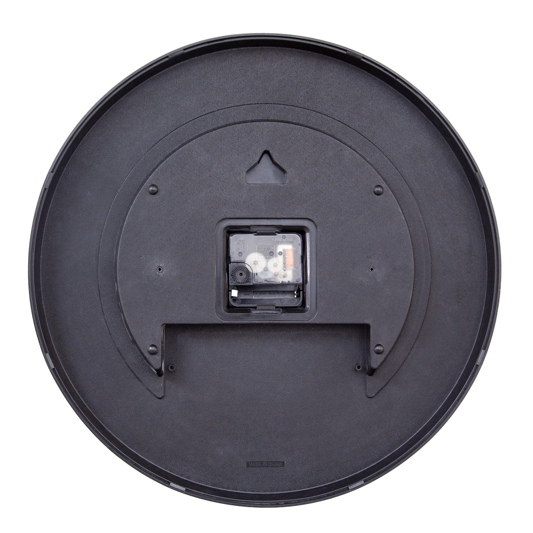 Wall Clock 35cm-Silent-Black/Multicolour-ABS- nXt 'Game' - Goat Corp