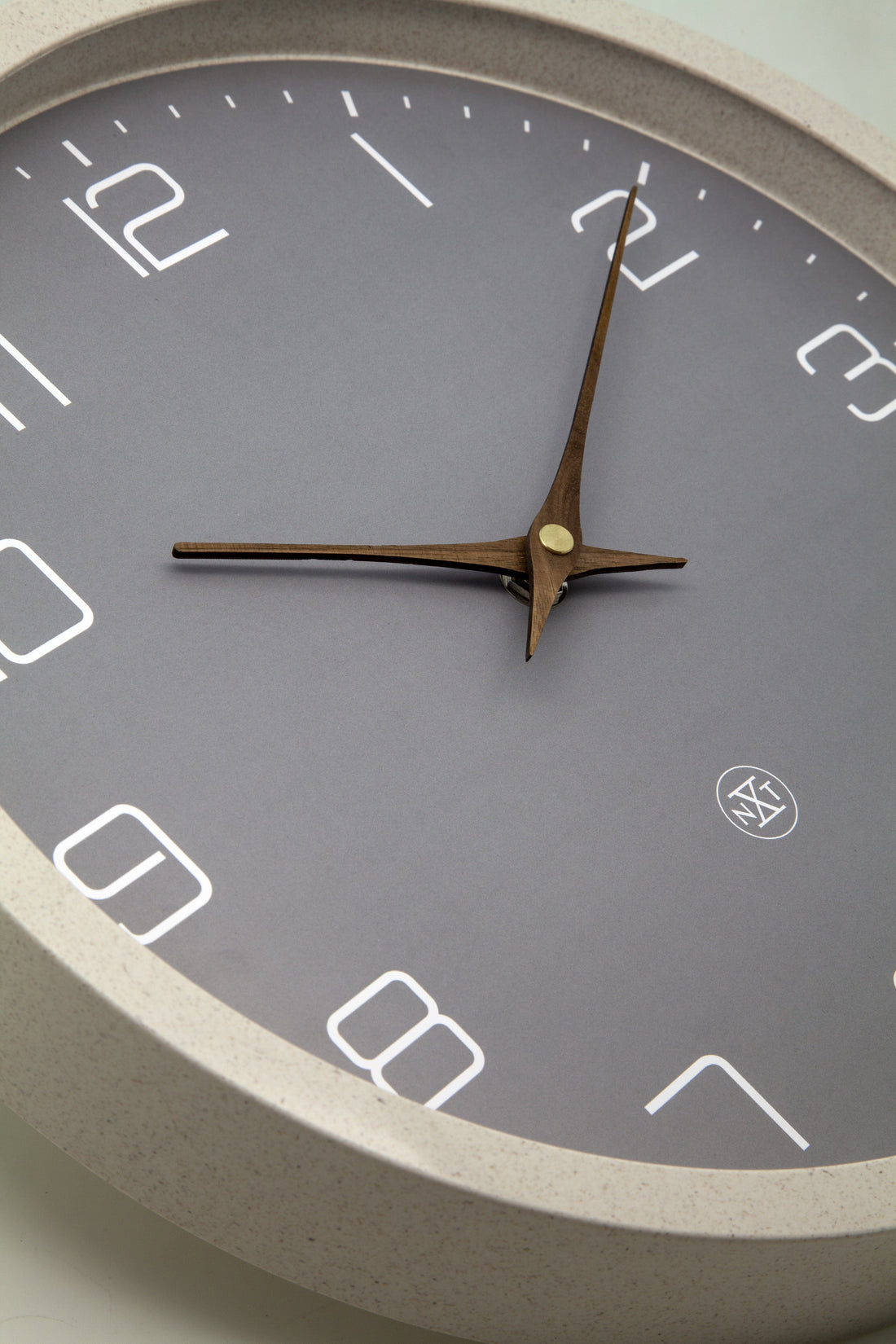 Wall Clock 30cm-Silent-Paper & Bioplastic-nXt 'Eco' - Goat Corp