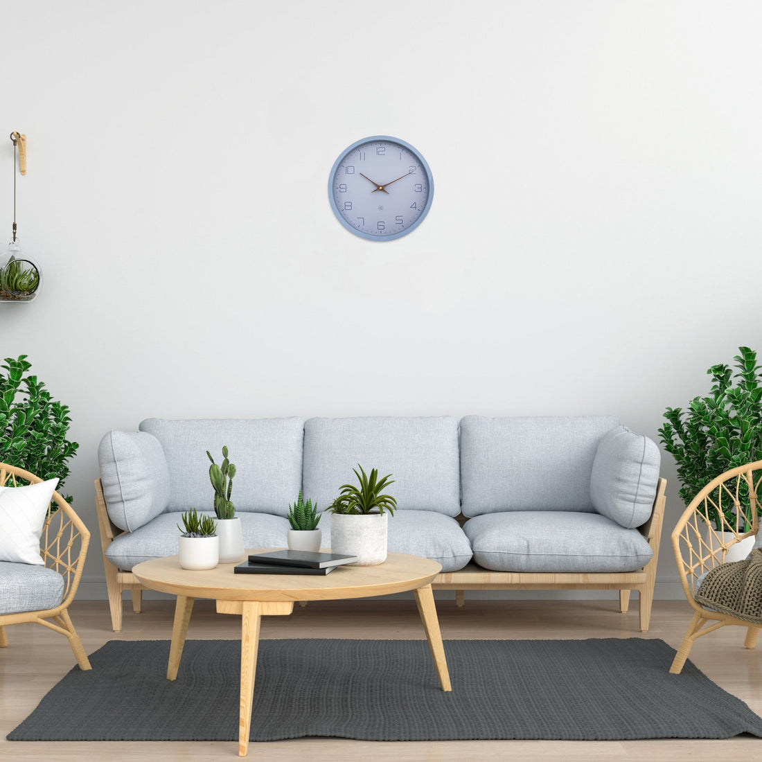 Wall Clock 30cm-Silent-Paper & Bioplastic-nXt 'Eco' - Goat Corp