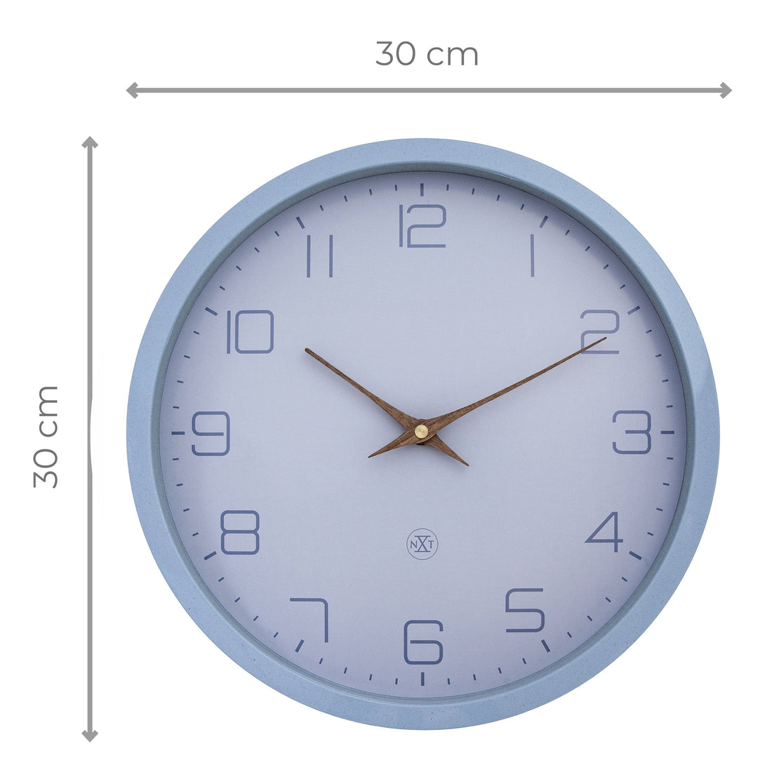 Wall Clock 30cm-Silent-Paper & Bioplastic-nXt 'Eco' - Goat Corp