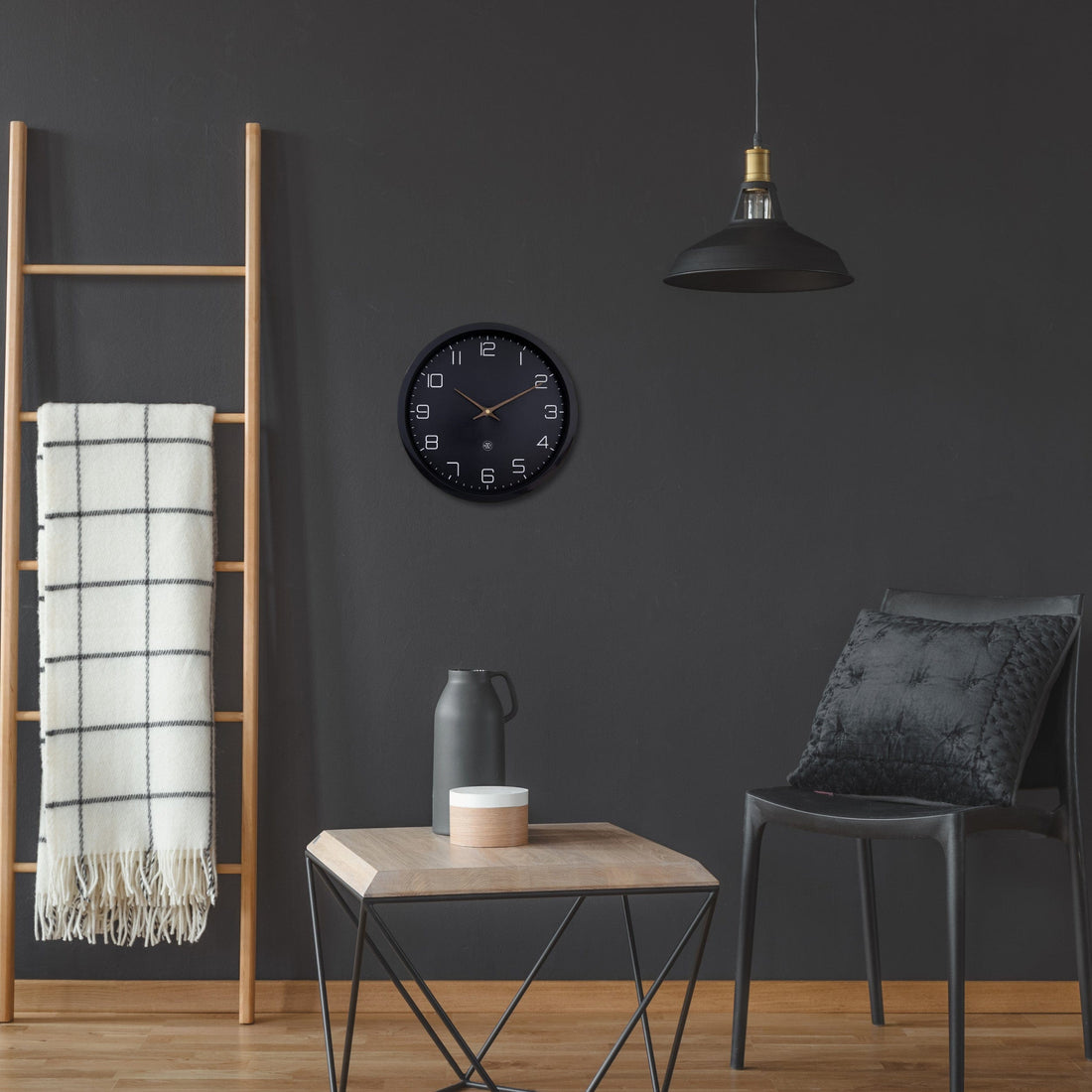 Wall Clock 30cm-Silent-Paper & Bioplastic-nXt 'Eco' - Goat Corp