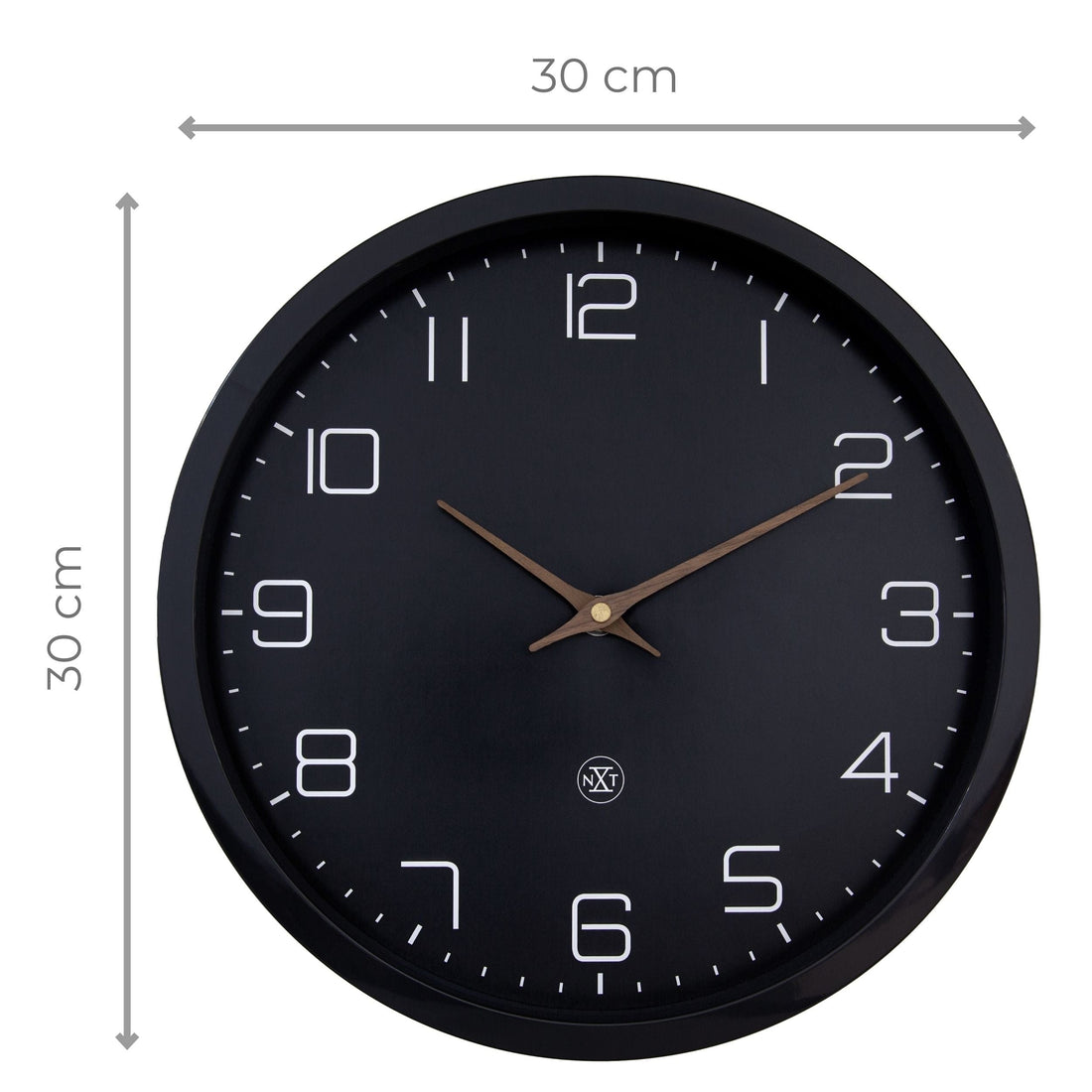 Wall Clock 30cm-Silent-Paper & Bioplastic-nXt 'Eco' - Goat Corp