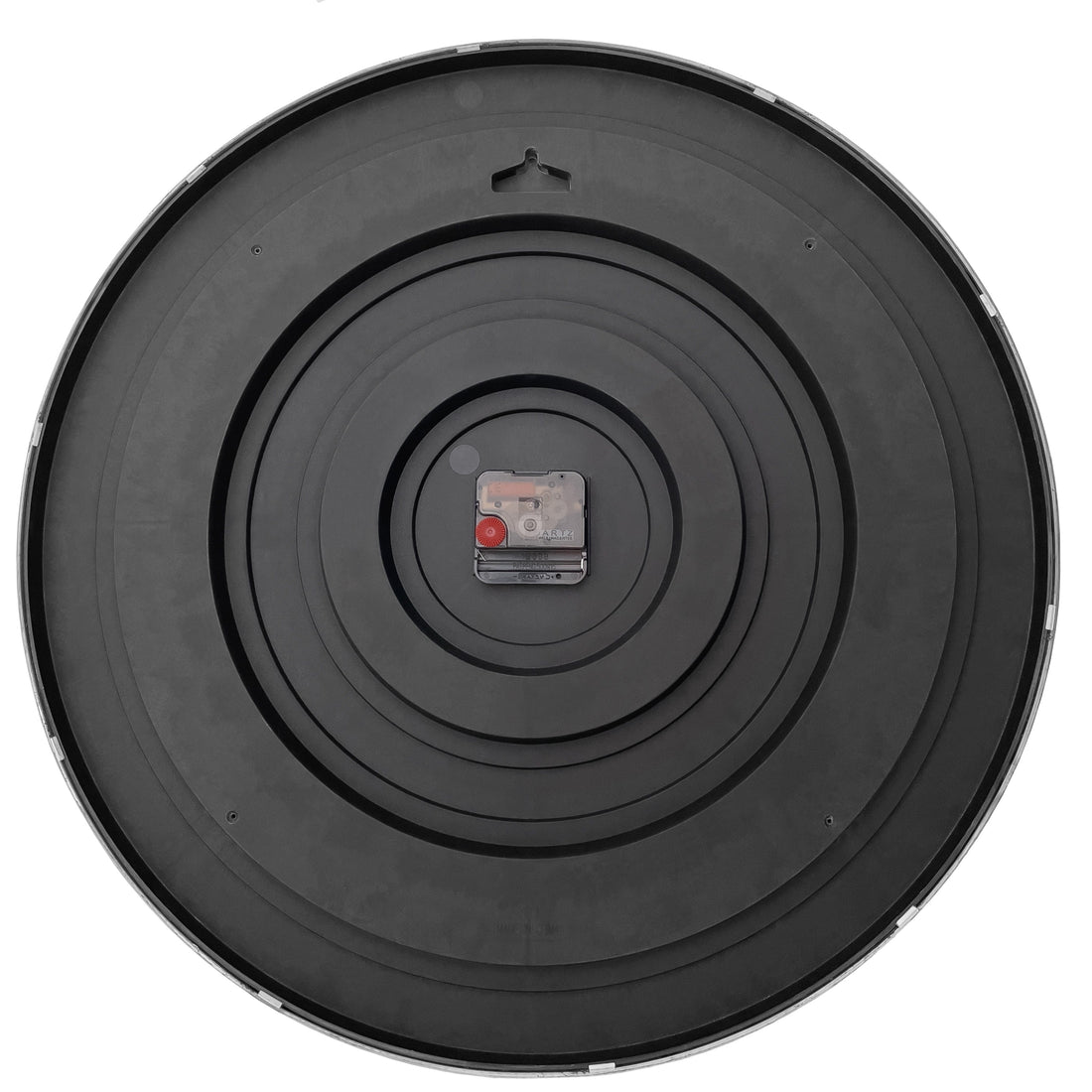 Wall clock 51cm-Silent-Gold/Chrome/Grey-Plastic-nXt 'Finesse Large' - Goat Corp