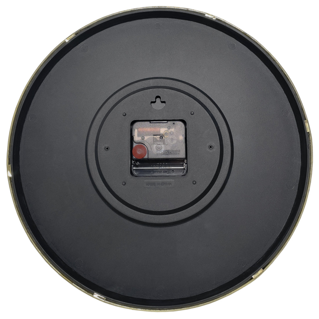 Wall clock 30.5cm-Silent-Gold/Chrome/Grey-Plastic-nXt 'Finesse' - Goat Corp